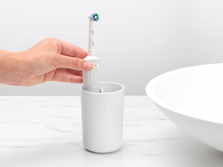 Стойка за четки за зъби Brabantia ReNew White