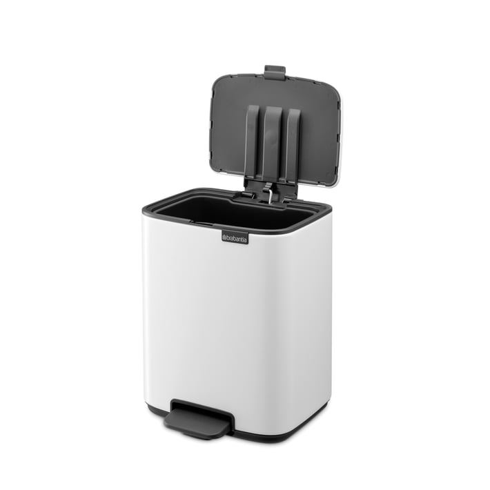 Coș de gunoi Brabantia Bo Pedal 7L, White