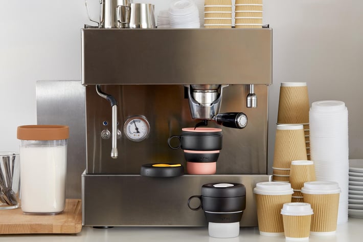 Чаша сгъваема Lekue On The Go Coral 350ml