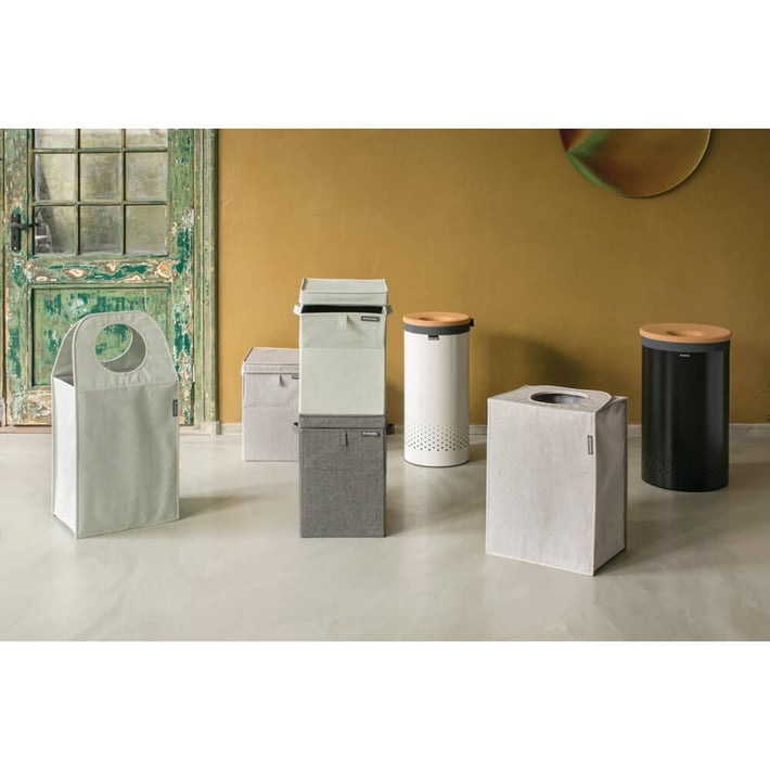 Торба пране Brabantia 55L, Grey, правоъгълна