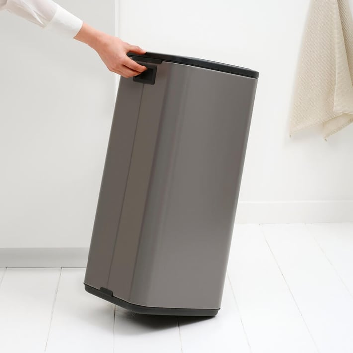 Coș de gunoi Brabantia Bo Touch 30L, platină