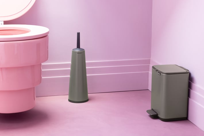 Coș de gunoi Brabantia Bo Pedal 4L, platină