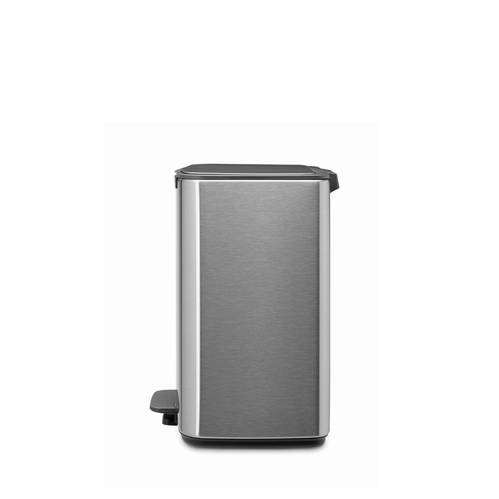 Coș de gunoi Brabantia Bo Pedal 12L, Matt Steel Fingerprint Proof