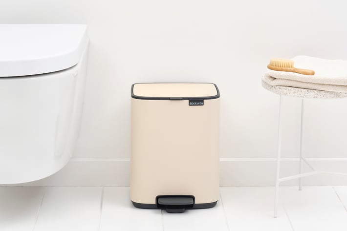 Кош за смет Brabantia Bo Pedal 7L, Soft Beige