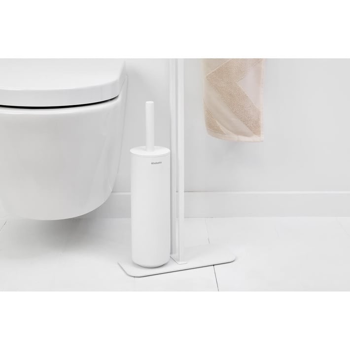 Стойка за тоалетна за четка и държач Brabantia MindSet Mineral Fresh White N