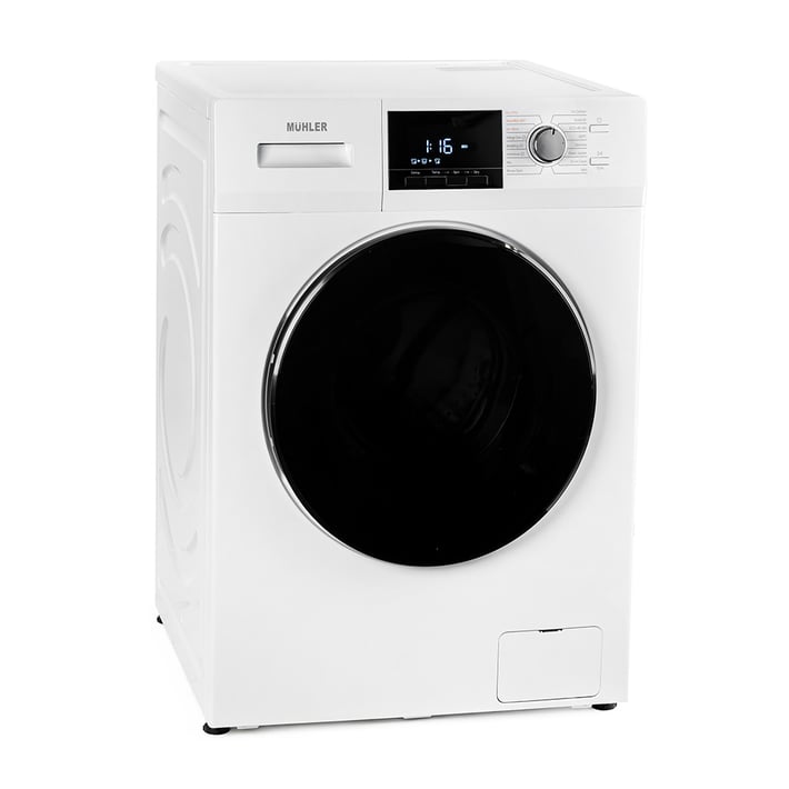 Пералня със сушилня Muhler IWD10714WAE, клас А, Steam Wash, инверторна, 10/7kg, 1400rpm