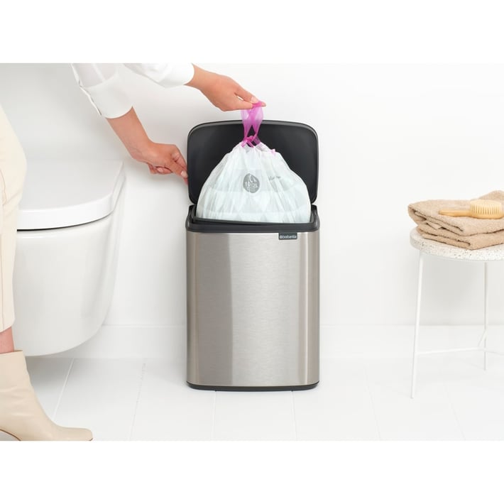 Кош за смет Brabantia Bo Small 12L, Matt Steel Fingerprint Proof