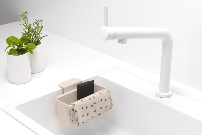 Organizator de chiuvetă Brabantia, Soft Beige