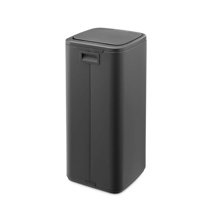 Coș de gunoi Brabantia Bo Touch 30L, Mineral Infinite Grey