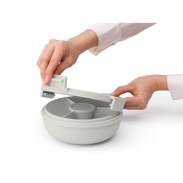 Купа за салата Brabantia Make&Take 1.3L, Light Grey