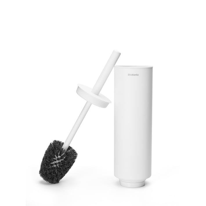 Четка за тоалетна със стойка Brabantia MindSet Mineral Fresh White N