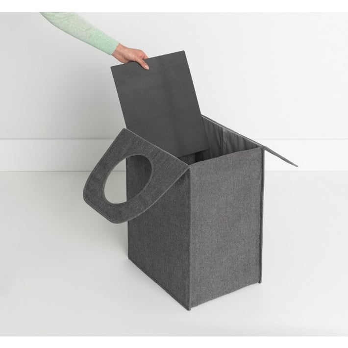 Торба пране Brabantia 55L, Pepper Black, правоъгълна