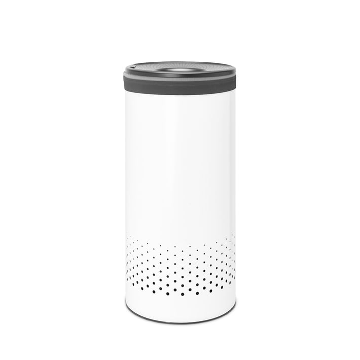 Кош за пране Brabantia 35L, White, пластмасов капак