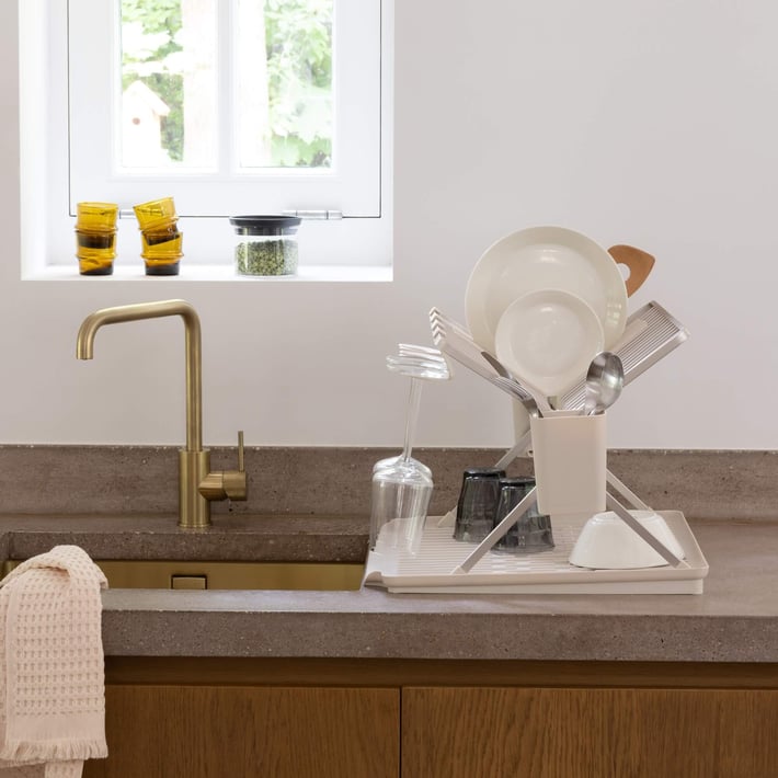 Uscător de vase pliabil Brabantia, Soft Beige