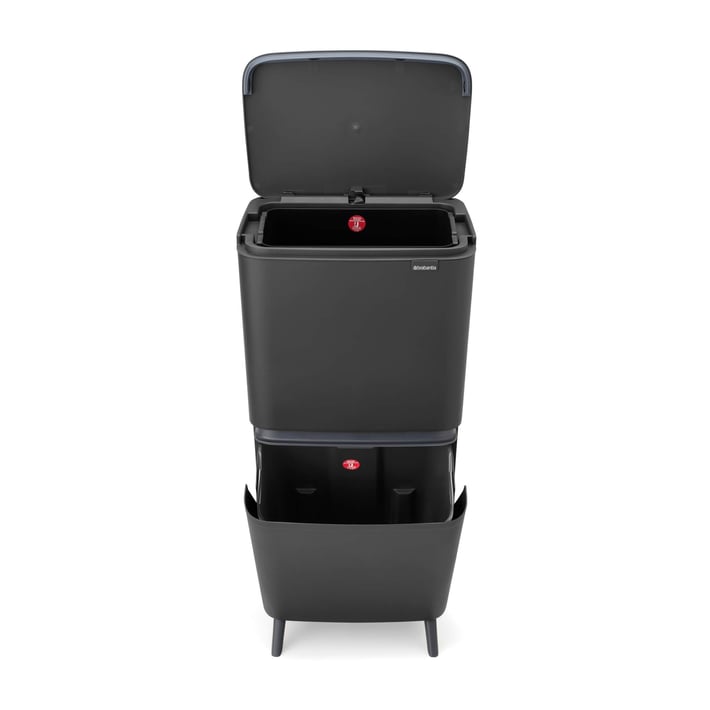Recycle Bin Brabantia SortUp Hi 20+25L, Dark Grey