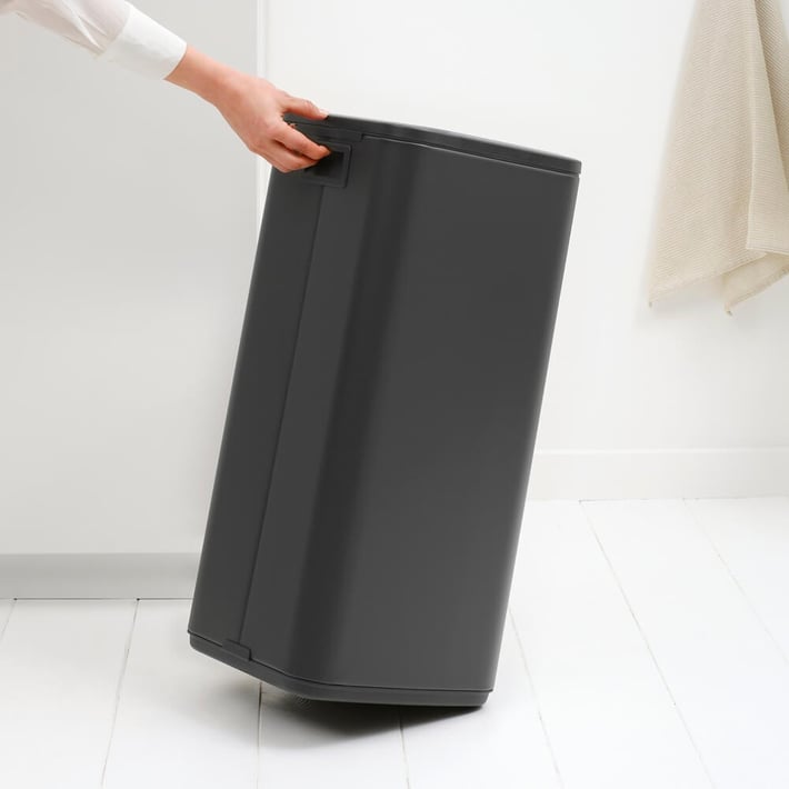 Coș de gunoi Brabantia Bo Touch 30L, Mineral Infinite Grey