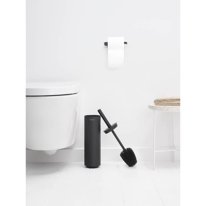 Четка за тоалетна със стойка Brabantia MindSet Mineral Infinite Grey N