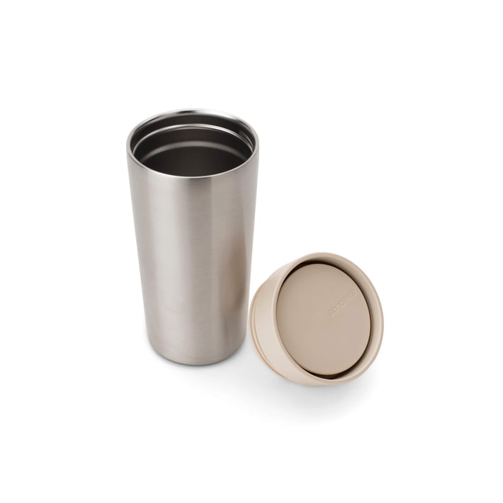 Insulated Cup Brabantia Make & Take 0.36L, Soft Beige, Medium
