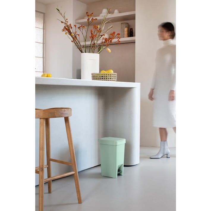 Кош за смет с педал Brabantia StepUp 10L, Jade Green