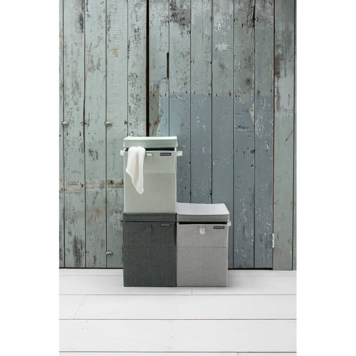 Кутия за пране Brabantia Stackable 35L, Pepper Black