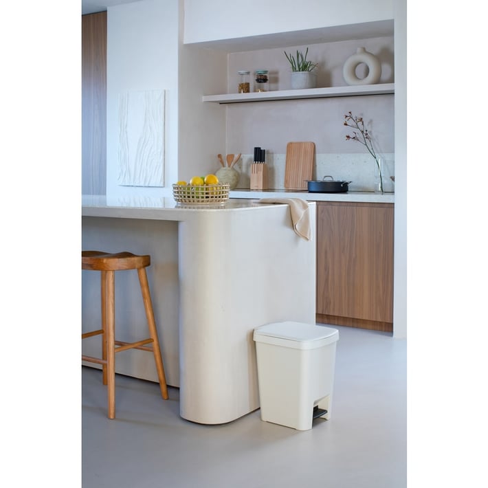 Кош за смет с педал Brabantia StepUp 25L, Light Grey