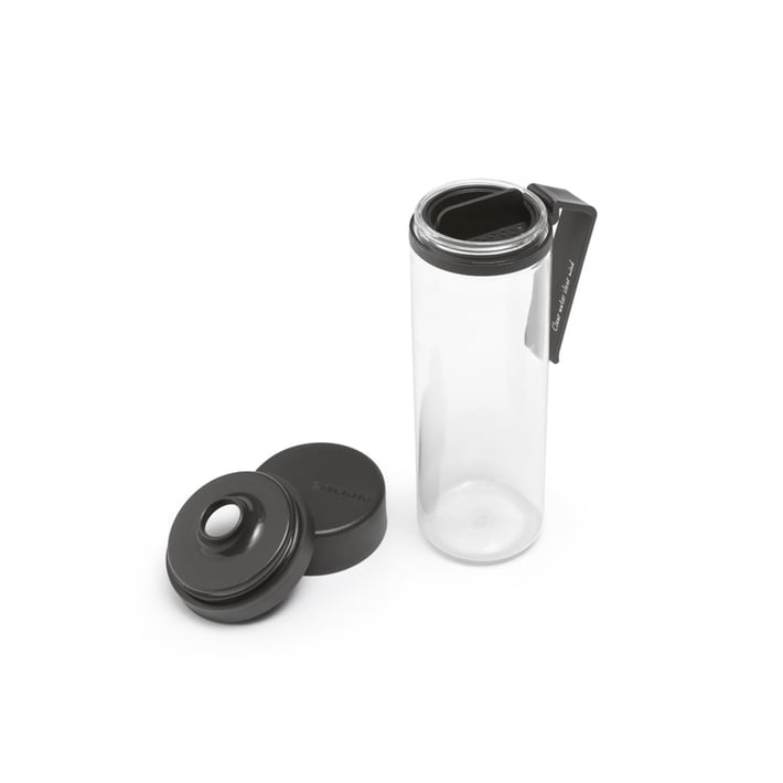 Бутилка Brabantia Make&Take 500ml Dark Grey, с цедка