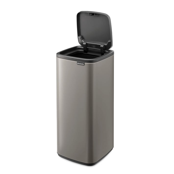 Coș de gunoi Brabantia Bo Touch 30L, platină