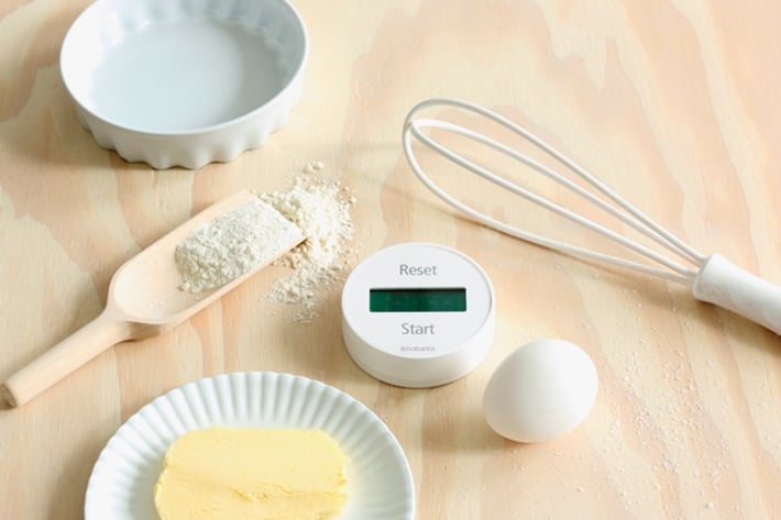 Таймер кухненски Brabantia White, дигитален, с магнит