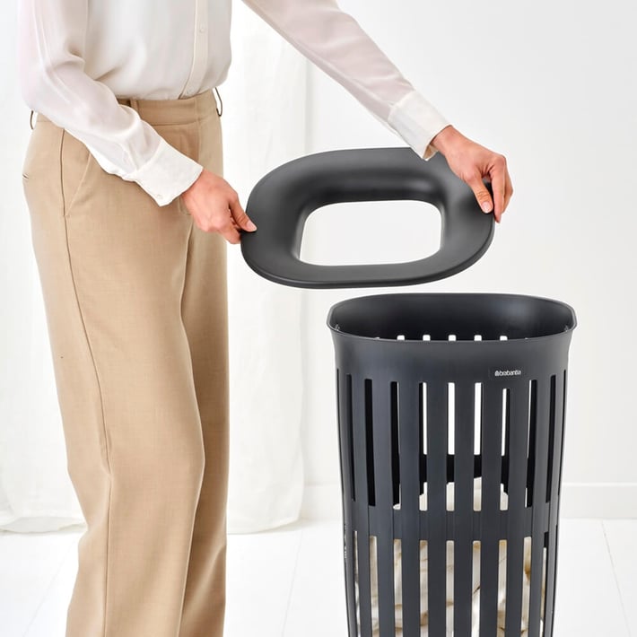 Coș de rufe Brabantia Collect-It Hi, 55L, Black