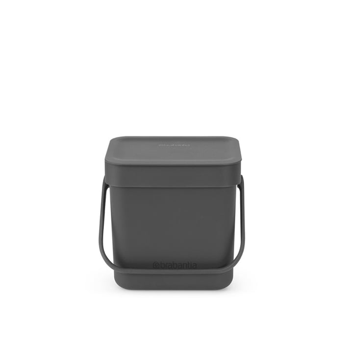 Кош за смет за разделно събиране Brabantia Sort&Go 3L, Grey