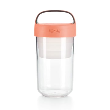 Купичка с отделения Lekue On The Go Coral 600ml