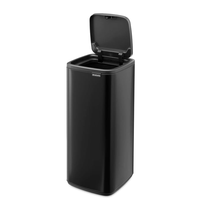 Coș de gunoi Brabantia Bo Touch 30L, Matt Black