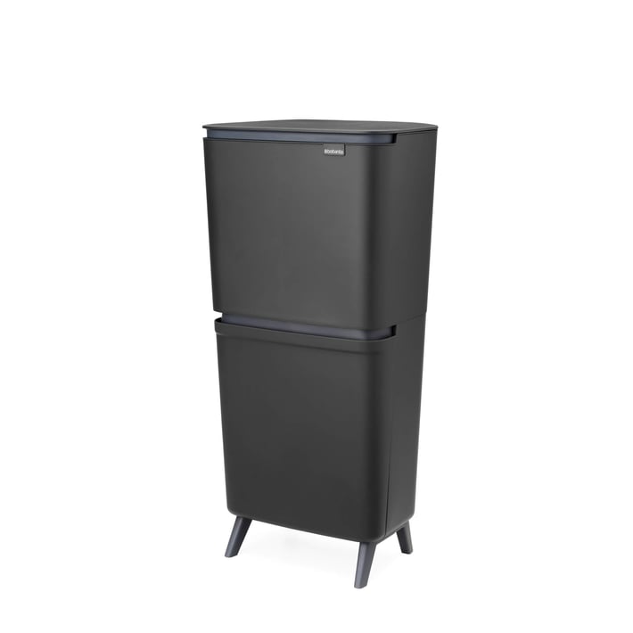 Recycle Bin Brabantia SortUp Hi 20+25L, Dark Grey
