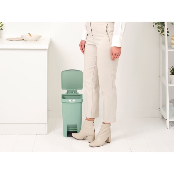 Кош за смет с педал Brabantia StepUp 10L, Jade Green