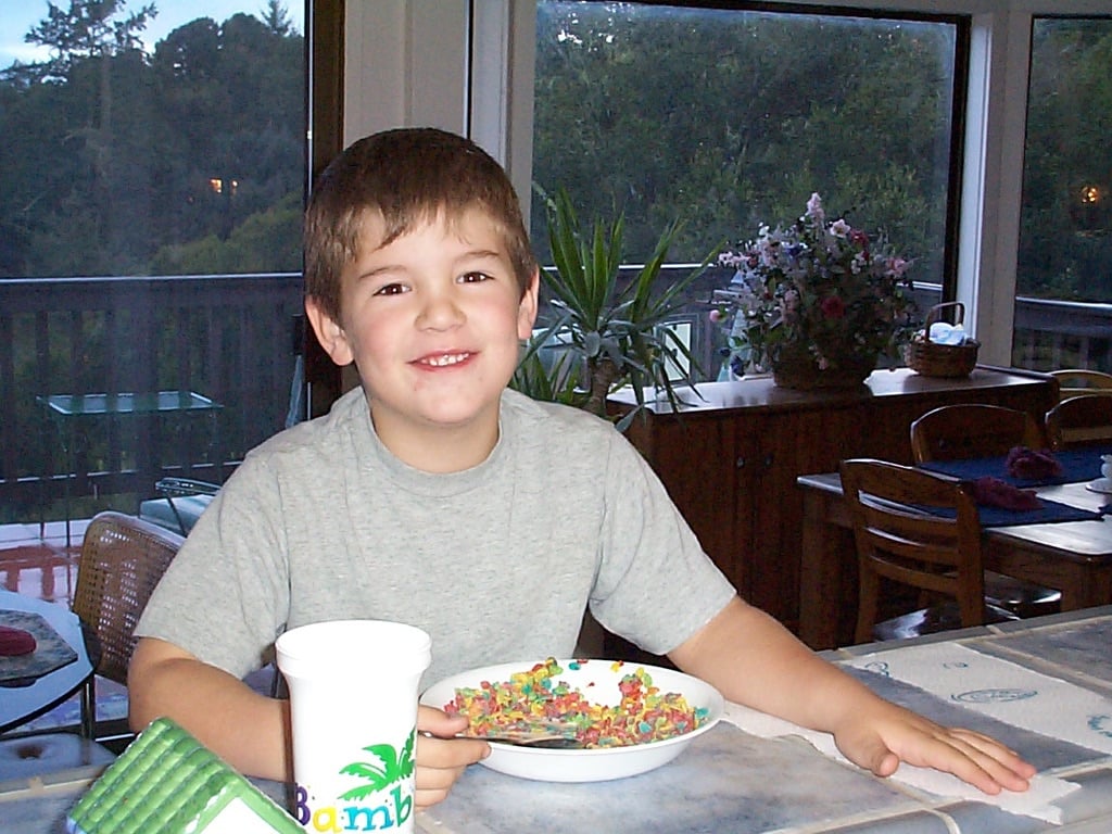 An image of Jon when he was around 5; cute, small, not overweight