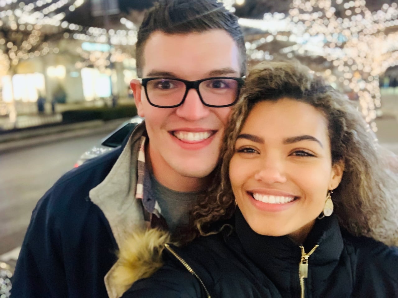 Jon and Kalika on one of their very first dates, circa 2020