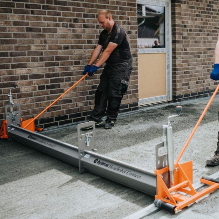 réguas para sarrafear o solo mini screed