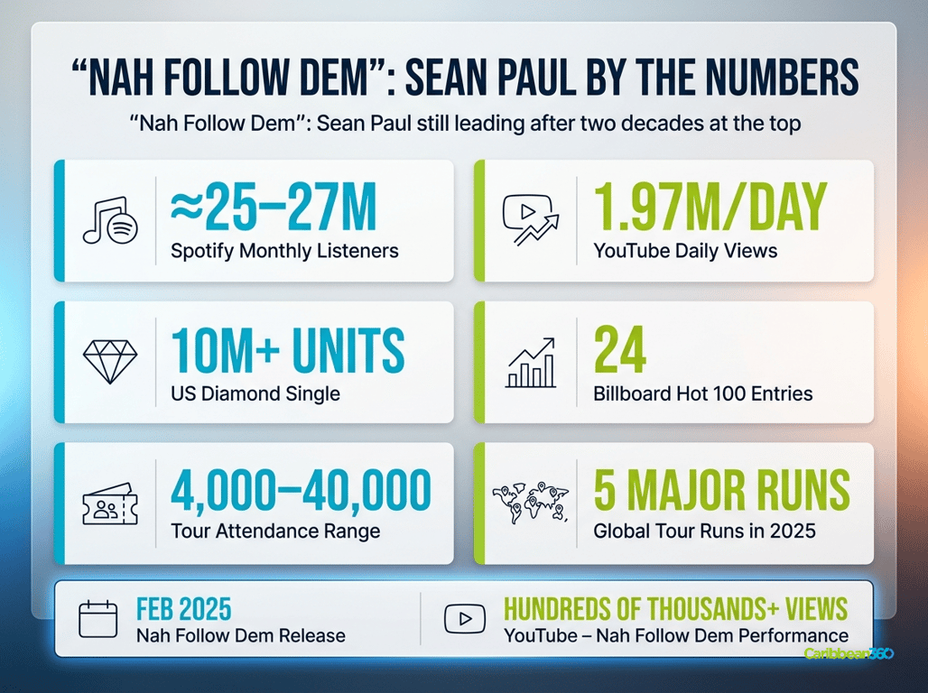 “Nah Follow Dem”: Sean Paul By The Numbers