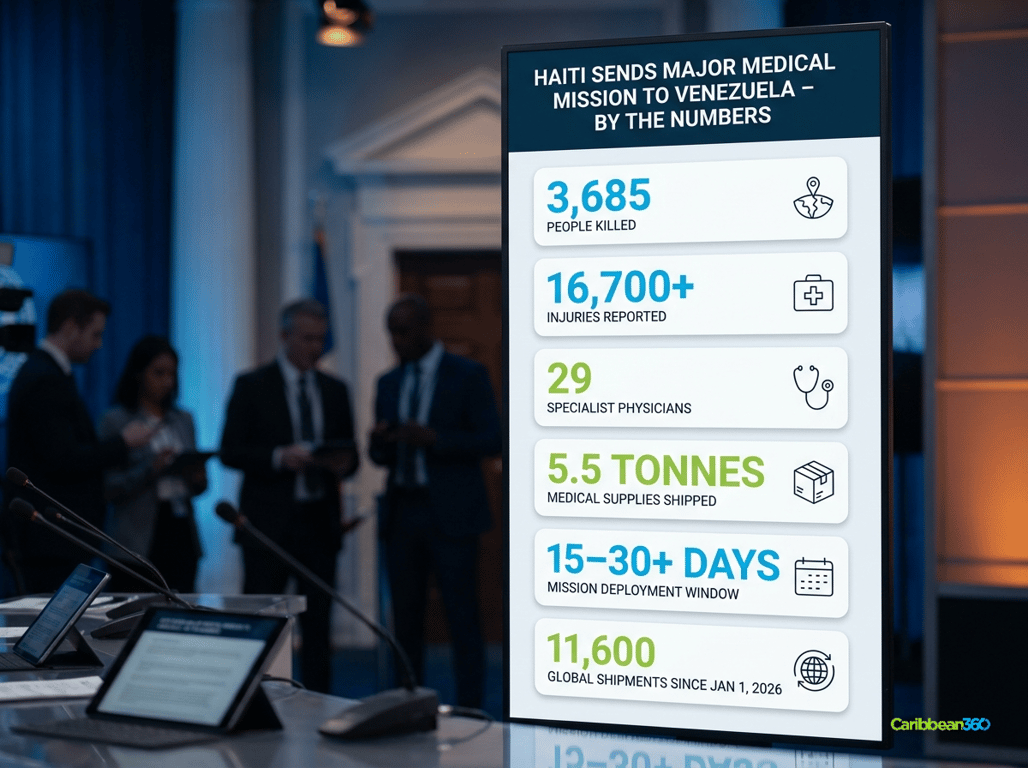 Haiti Sends Major Medical Mission to Venezuela – By The Numbers