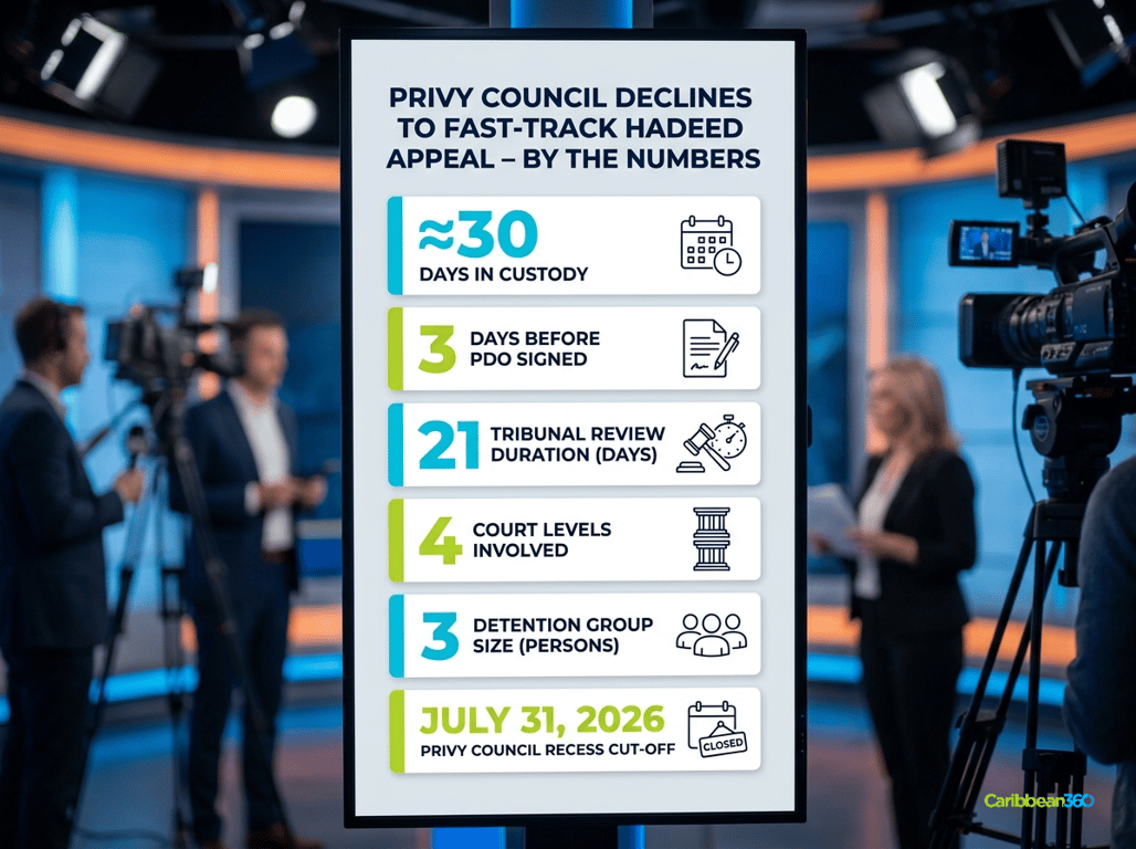 Privy Council Declines To Fast-Track Hadeed Appeal – By The Numbers