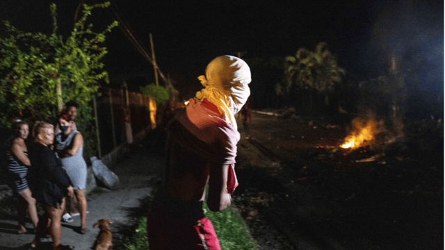 Cuba's national electric grid collapses again, sparking spontaneous protests