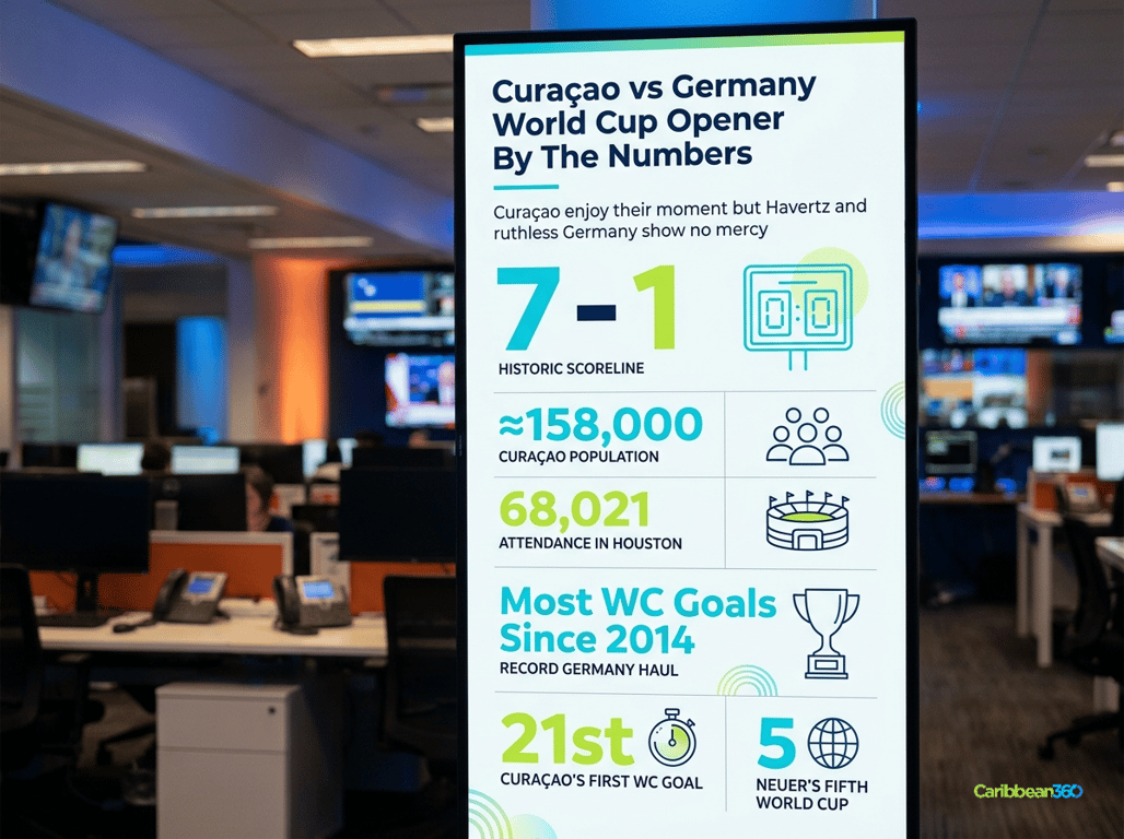 Curaçao vs Germany World Cup Opener By The Numbers