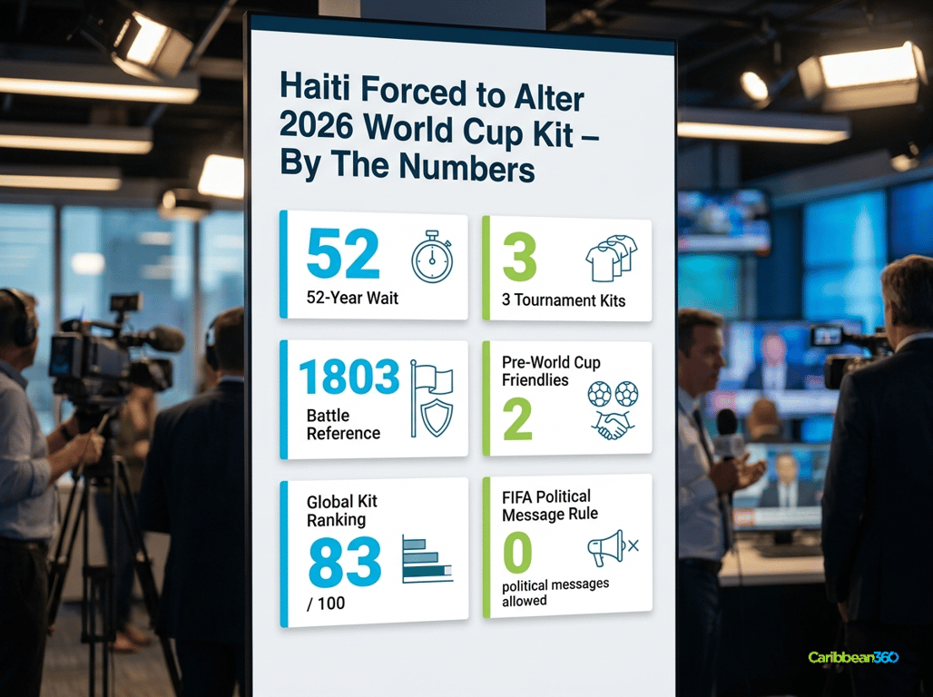Haiti Forced to Alter 2026 World Cup Kit – By The Numbers