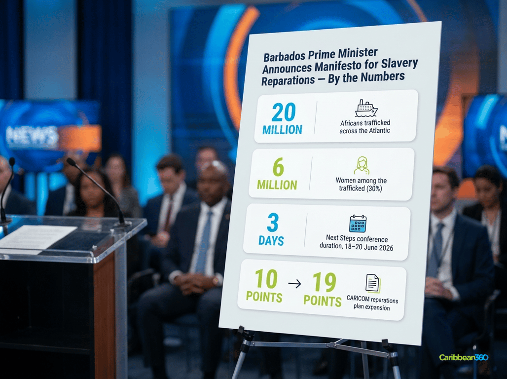 Barbados Prime Minister Announces Manifesto for Slavery Reparations — By the Numbers