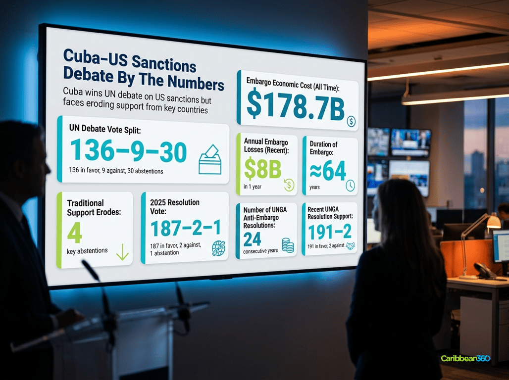 Cuba–US Sanctions Debate By The Numbers