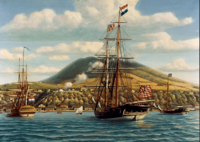 The tiny Caribbean island that fired the shot that started America