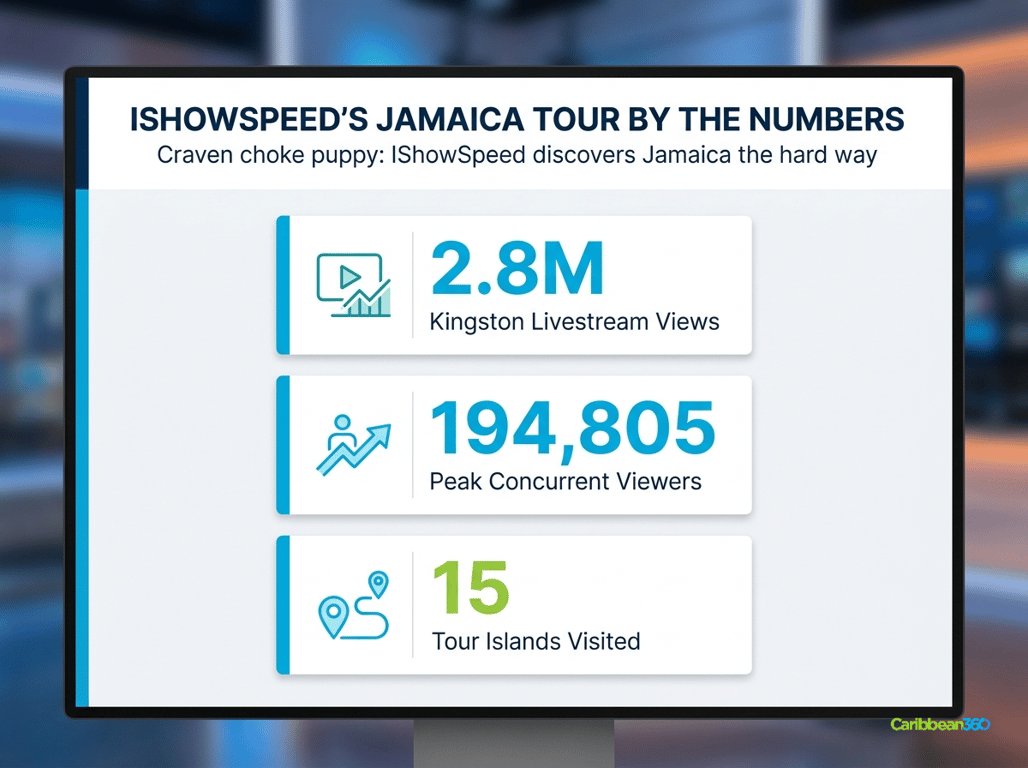 IShowSpeed's Jamaica Tour By The Numbers
