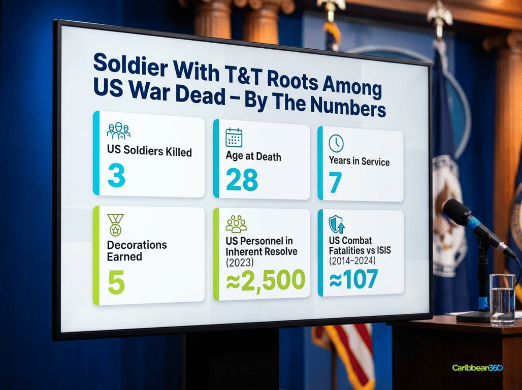 Soldier With T&T Roots Among US War Dead – By The Numbers