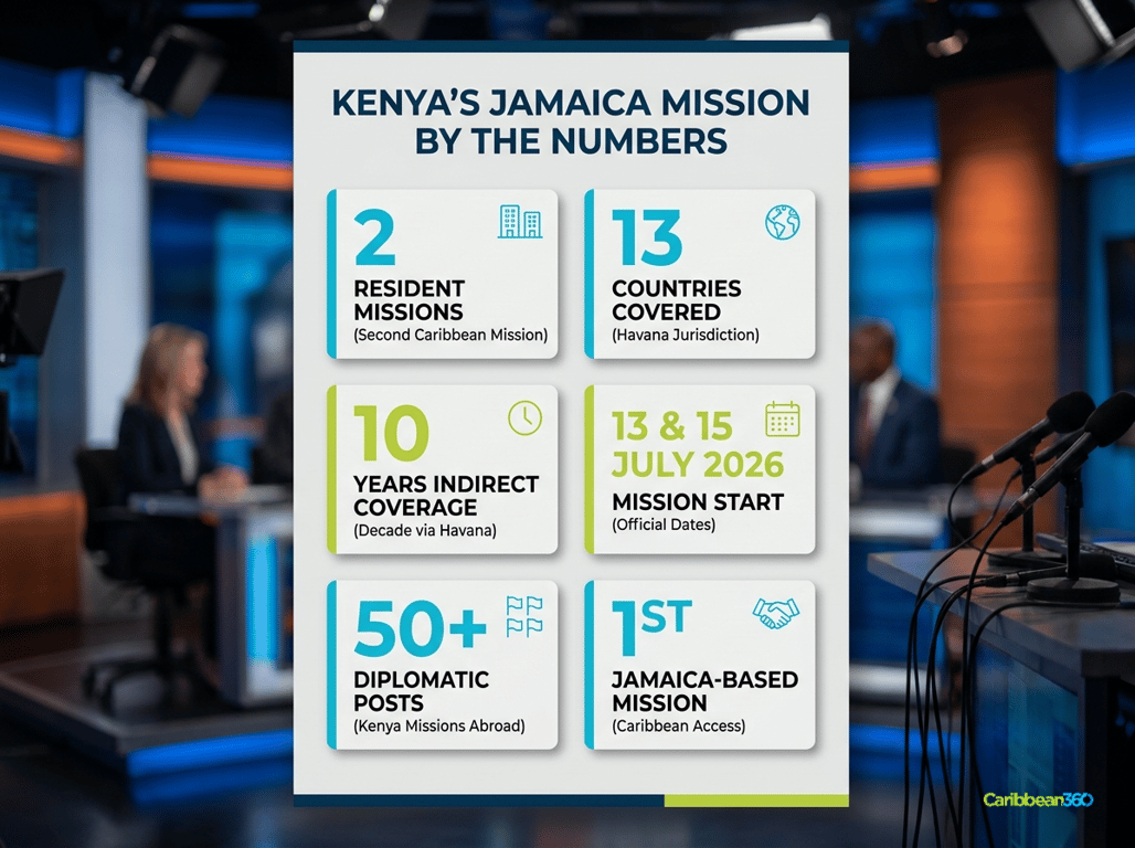 Kenya’s Jamaica Mission By The Numbers