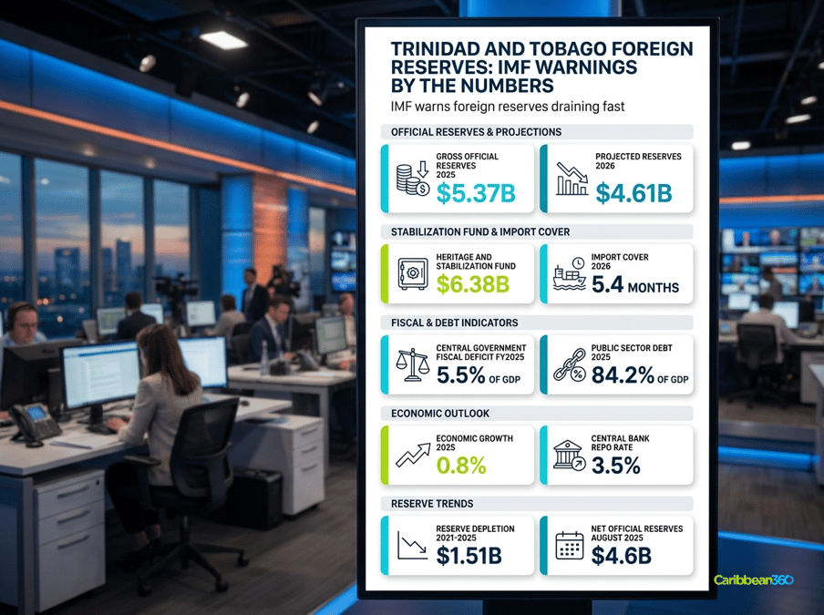 Trinidad and Tobago Foreign Reserves: IMF Warnings By The Numbers
